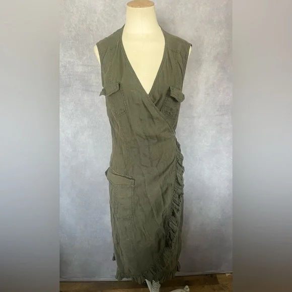 MaxMara | Dresses | Weekend Max Mara Linen Olive Green Wrap Dress Size 4 | Poshmark MaxMara | Dresses | Weekend Max Mara Linen Olive Green Wrap Dress Size 4 | Poshmark